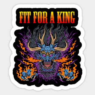 FIT FOR A KING MERCH VTG Sticker